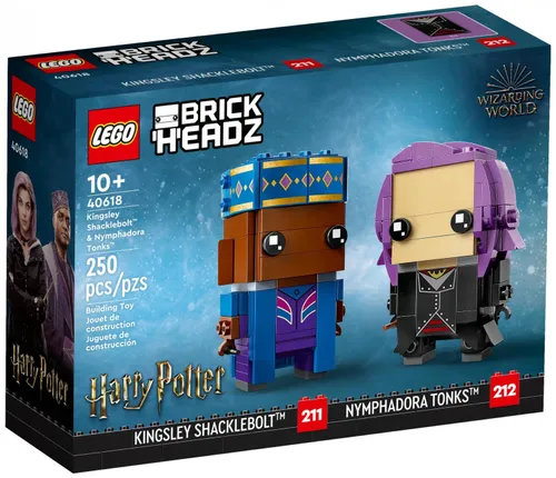 LEGO BrickHeadz 40618 Kingsley Shacklebolt i Nimfadora Tonks