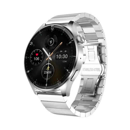 Smartwatch Forever Grand SW-710 46mm Srebrny