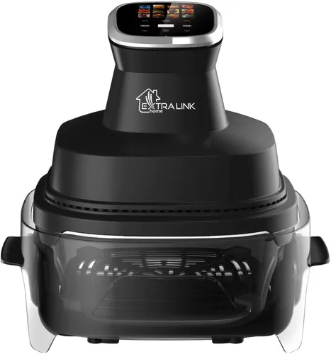 Air Fryer Frytkownica beztłuszczowa EXTRALINK Home Glass SJ-400G 4l ze szklanym pojemnikiem