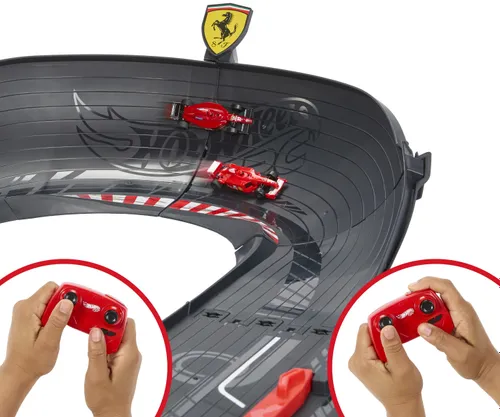 Tor Hot Wheels RC + 2 samochody Ferrari JTF40