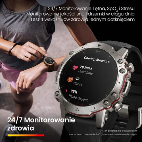 Smartwatch AMAZFIT Falcon Tytanowy
