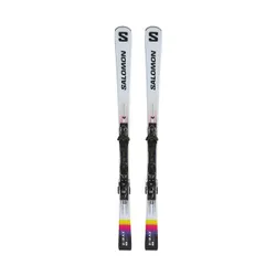 Narty zjazdowe Salomon S/Max Endurance + wiązania M10 GW white/black/acid green