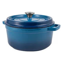 Garnek żeliwny VINTAGE CUISINE VC2P2218BL20CP Niebieski Ombre 2.2L