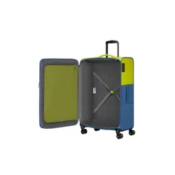 Большой расширенный чемодан American Tourister Daring DASH EXP-lime / coronet