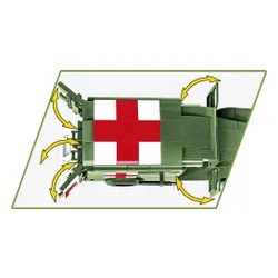 Конструктор COBI HC WWII 1942 Ambulance WC 54