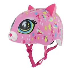 Kask rowerowy RASKULLZ Astro Cat Różowy dla Dzieci (rozmiar S)