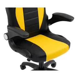 Fotel COBRA Junior Pro Żółto-czarny
