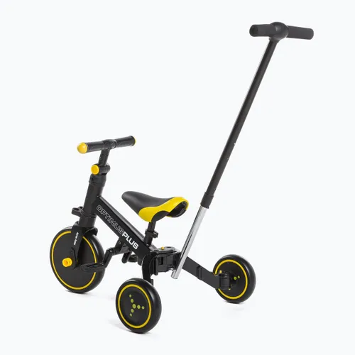 Rowerek biegowy trójkołowy Milly Mally 4w1 Optimus Plus black