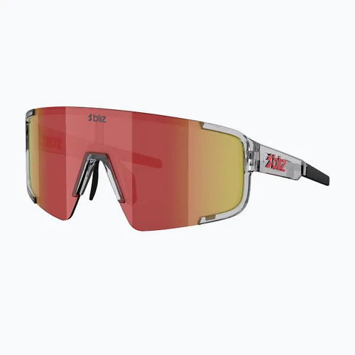 Okulary przeciwsłoneczne Bliz P003 transparent dark grey/brown red multi
