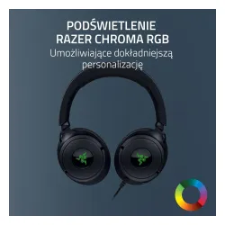 Słuchawki przewodowe z mikrofonem Razer Kraken V4 X Nauszne Pokémon Kanto Starters