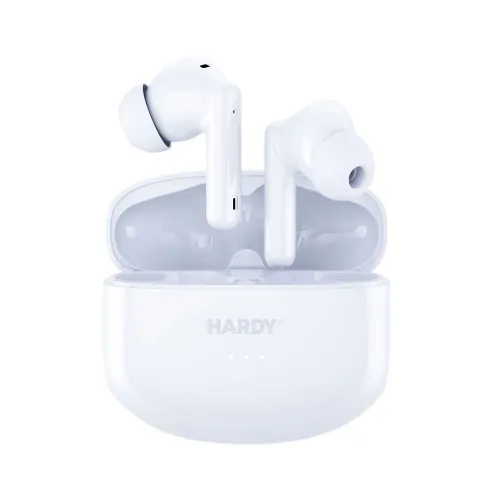Słuchawki bezprzewodowe 3mk HARDY LifePods Pro ANC Dokanałowe Bluetooth 5.3 Biały