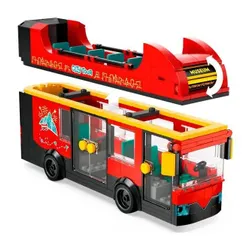 LEGO City 60407 Czerwony, piętrowy autokar