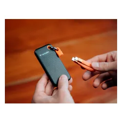 Dysk VERBATIM Pocket 256GB SSD Czarno-pomarańczowy