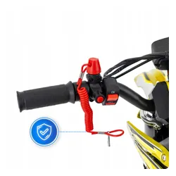 Motocykl spalinowy 49CC cross dla dzieci e-start motor motorek LED 35km/h
