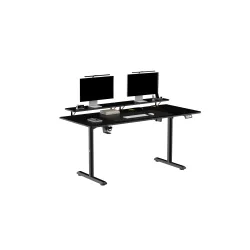 Biurko Ultradesk HIGHLANDER XXL 160cm Regulacja wysokości Czarny