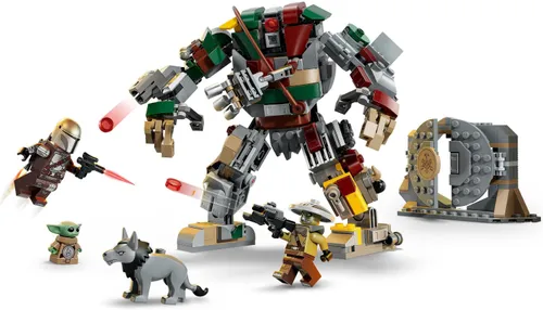 LEGO Star Wars 75451 Mandalorian i Starcie z droidem , zestaw klocków 9+