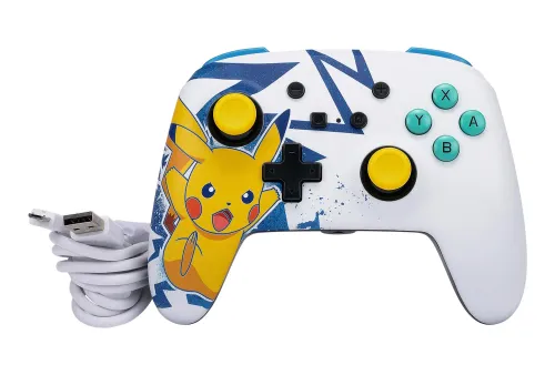 Pad PowerA Enhanced Pikachu High Voltage do Nintendo Switch Przewodowy