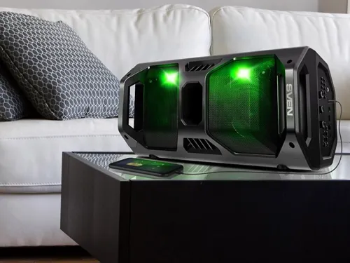 Głośnik Bluetooth Sven PS-600 50W Radio FM Czarny