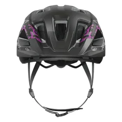Kask rowerowy ABUS Aduro 3.0 Maori Czarno-fioletowy Miejski (rozmiar S)