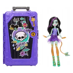 LALKA MONSTER HIGH STRASZYSEKRETY S7 Jinafire Long wakacje zestaw z walizką