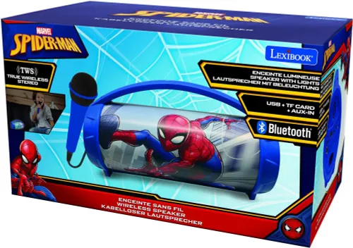 Głośnik mobilny LEXIBOOK Spider-Man BTP585SPZ Niebieski