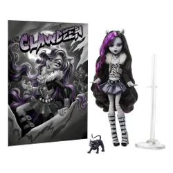 Lalka MONSTER HIGH Reel Drama Straszny Seans Clawdeen Wolf HKN28