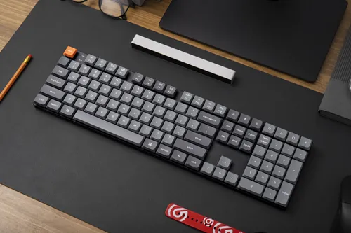 Klawiatura mechaniczna Keychron K5 Max RGB Gateron Red Szary