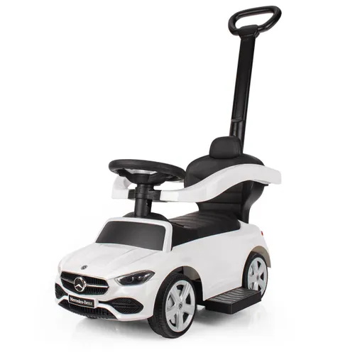 Jeździk Mercedes 4w1 chodzik, pchacz c-class 63 amg, jeździdełko dla dzieci, autko