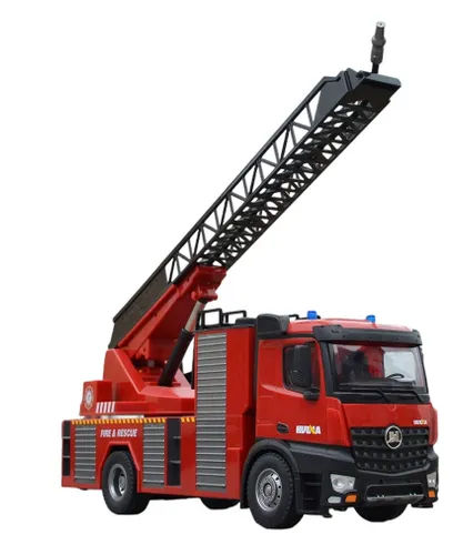 Zdalnie sterowany samochód COIL ciężarówka straż pożarna na pilota LED AKU