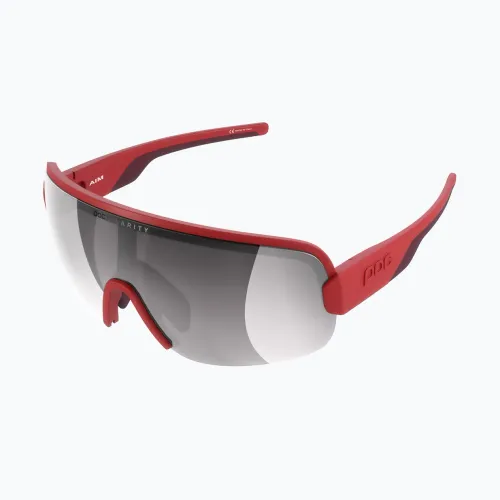 Okulary przeciwsłoneczne POC Aim prismane red/clarity road/sunny silver
