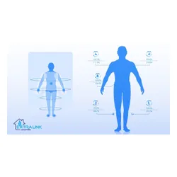 Waga łazienkowa EXTRALINK K-201 Biały