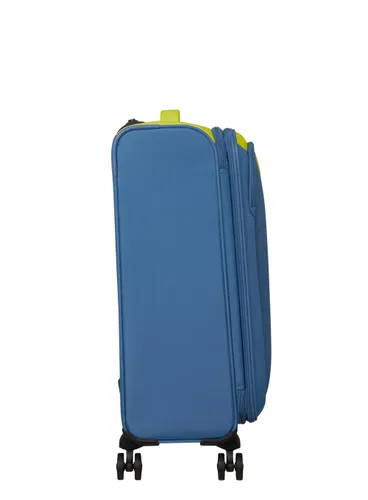 Средний чемодан American Tourister Daring DASH EXP-lime / coronet