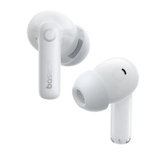 Słuchawki bezprzewodowe Baseus Bass BP1 Pro ANC Dokanałowe Bluetooth 6.0 Biały