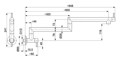 Bateria KFA ARMATURA Duero 6623-030-81 Czarny