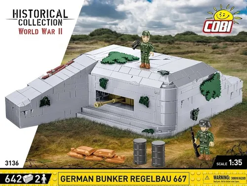 Cobi Klocki Klocki German Bunker Regelbau 667 642 klocki