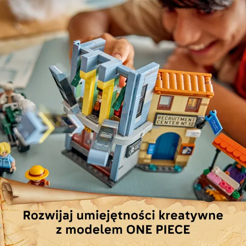 LEGO 75642 ONE PIECE: Столкновение с капитаном Смокером, набор кубиков 9+