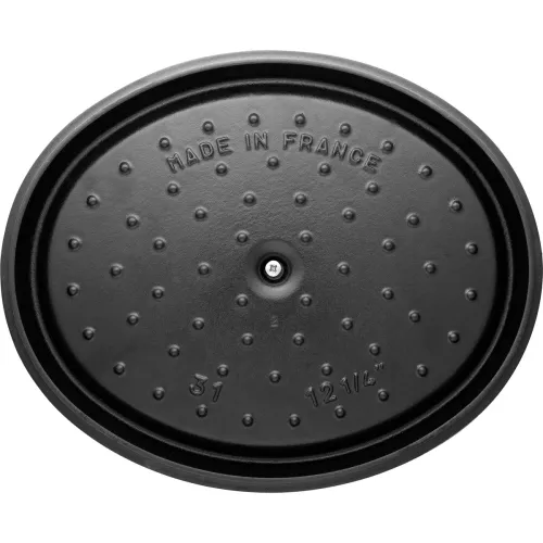 STAUB La Cocotte Oval 6,7 l zielony - garnek żeliwny/brytfanna z pokrywką