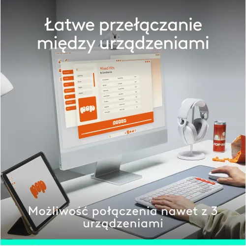 Zestaw LOGITECH POP ICON Combo Off White