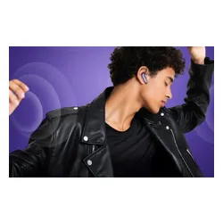 Słuchawki dokanałowe QCY MeloBuds N70 TWS Fioletowy