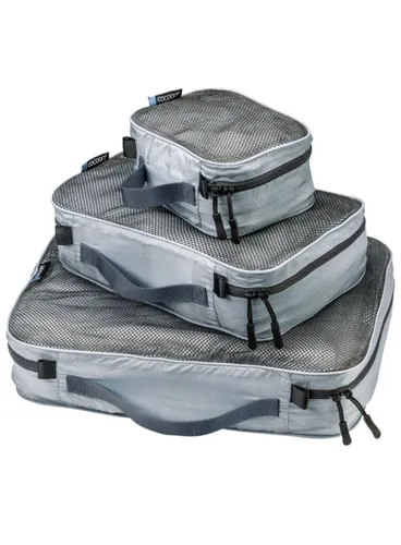 Zestaw organizerów podróżnych Cocoon Ultralight Packing Cubes Set - storm blue