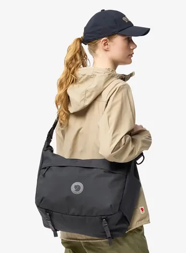 Рюкзак Fjallraven городская сумка через плечо coal black