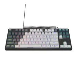 Klawiatura mechaniczna Lorgar Azar 514 TKL RGB Biało-czarny