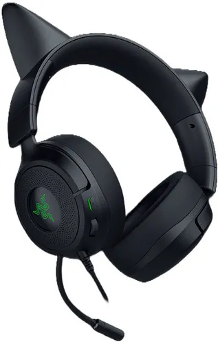 Słuchawki przewodowe z mikrofonem Razer Kraken Kitty V3 X Nauszne Czarny