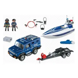 Playmobil Motorlu Botlu Polis SUV (5187)