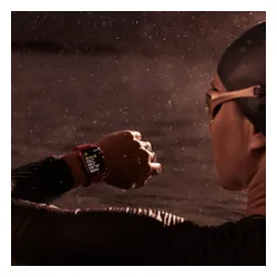 Apple Watch 9 GPS 45mm koperta z aluminium (srebrny) + pasek sportowy S/M (sztormowy błękit) (CPO)