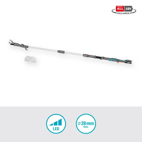 Nożyce akumulatorowe do gałęzi GARDENA teleskopowe HighCut 250/18V P4A (z akumulatorem) 14774-20