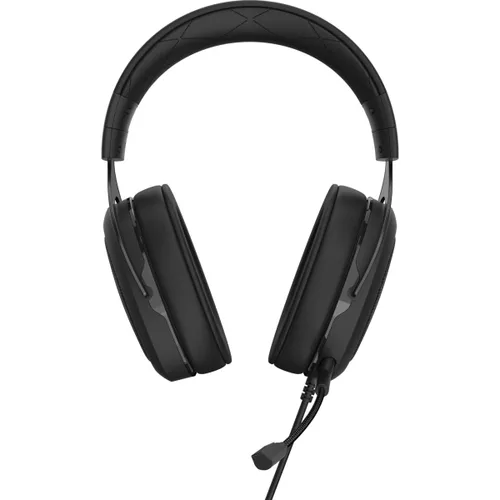 Słuchawki przewodowe z mikrofonem Corsair HS50 Pro Stereo Carbon CA-9011215-EU Nauszne Czarny