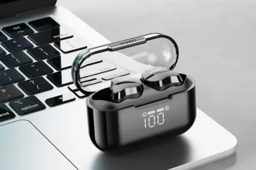 Słuchawki dokanałowe TOZO T18 Crystal Buds Czarny