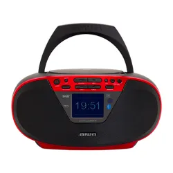 Radioodtwarzacz Aiwa Boombox BBTU-500DAB/RD Bluetooth DAB+ Czerwony