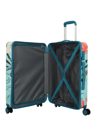 Чемодан Travelite Cruise Trolley M Print - turquoise lily